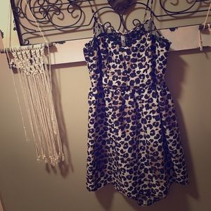 Xhilaration leopard print dress